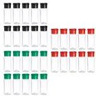 Пластиковые бутылки для специй, банка для приправ и Солонка и перечница с дырочками сверху, 10 шт., банки для барбекю, контейнер для приправ для хранения специй и трав