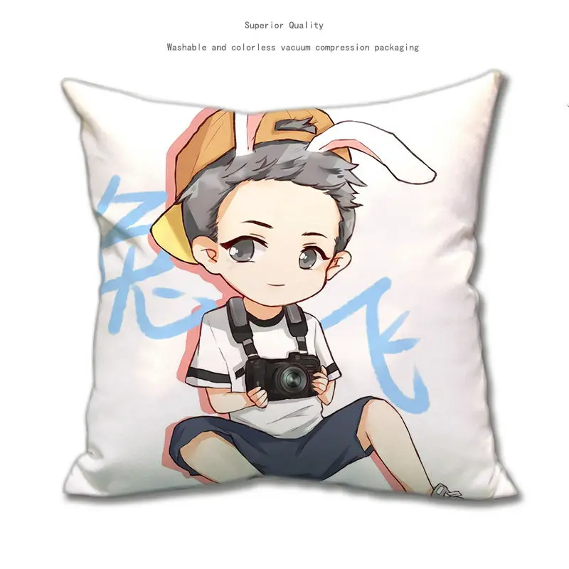 

Yuan Dan Wu Zhe Novel Sa Ye Gu Fei Jiang cheng Double-sided Throw Pillow Chinese BL Fiction Doujin For Rotten Girl Customizable