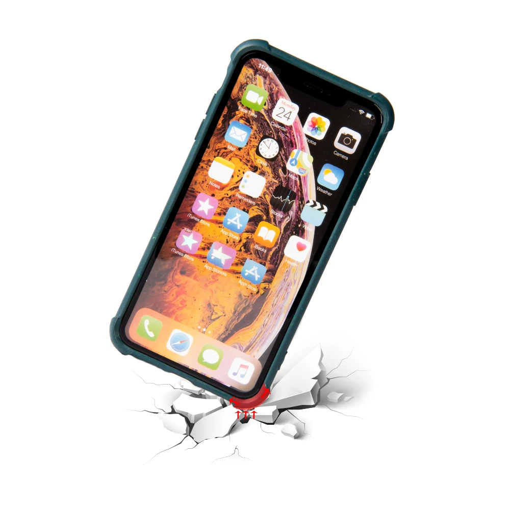 

Personalised degradable phone case 100% Compostable Wheat Straw Shockproof for iphone 11 11pro max xs max