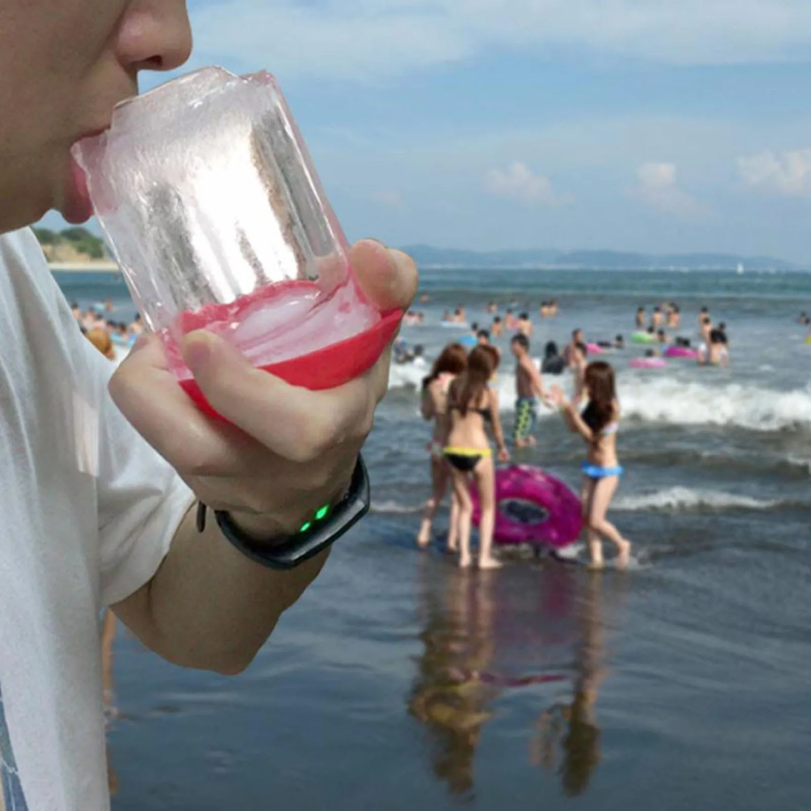 Силиконовая форма для льда стакан с одним отверстием летняя чашка лоток