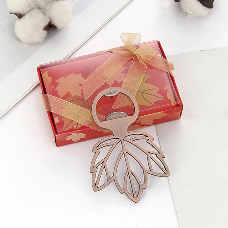 Портативный брелок с Кленовым листом открывалка для пивных бутылок свадебной