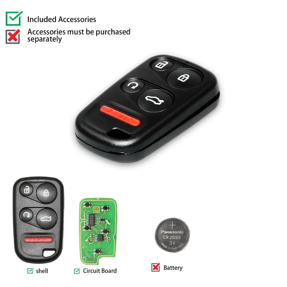 XHORSE XKHO03EN для HONDA универсальный дистанционный брелок VVDI ключевой инструмент с