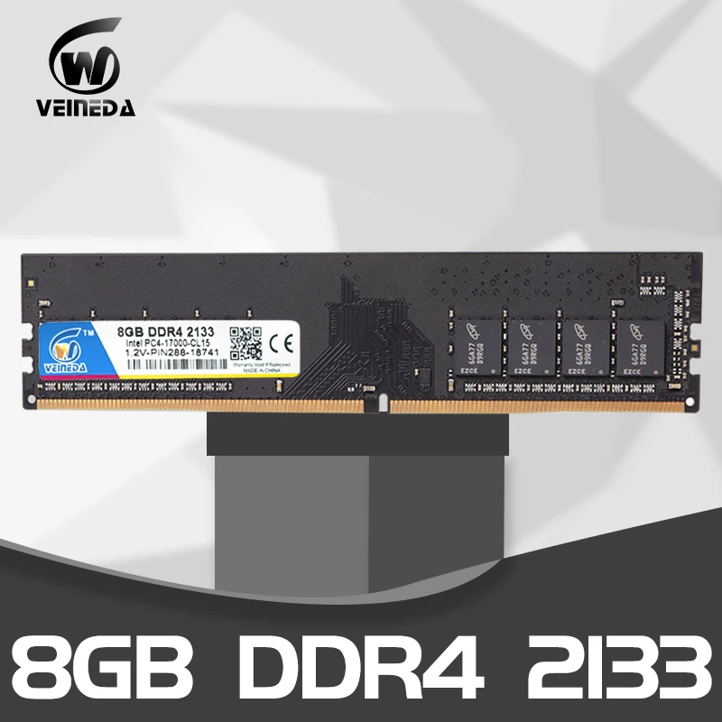 ОЗУ VEINEDA ddr4 для ПК 4 ГБ 8 2133 2400 2666 МГц 1 2 в контактов|Оперативная память| |