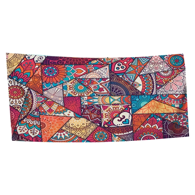 

Summer Microfiber Quick Dry Beach Towel Bohemian Geometric Floral Mandala Printed Sports Swimming Pool Absorbent Blanket