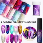 Клей-фольга для ногтей, 5 мл, звездное небо, набор наклеек, переводная наклейка, клей для ногтей, Гель-лак, для самостоятельного маникюра