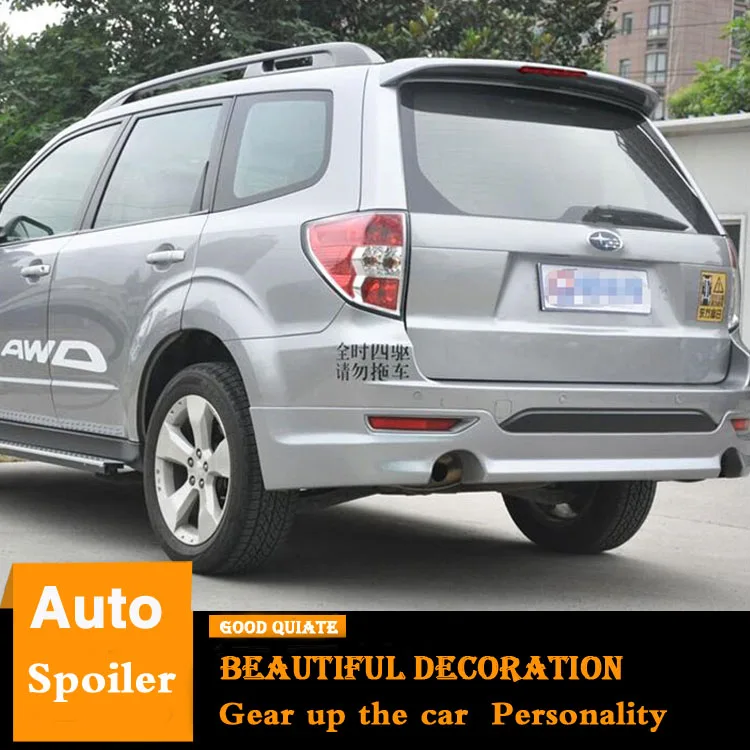 Спойлер для Subaru Forester 2009 2012 спортивный спойлер с стоп сигналами материал ABS