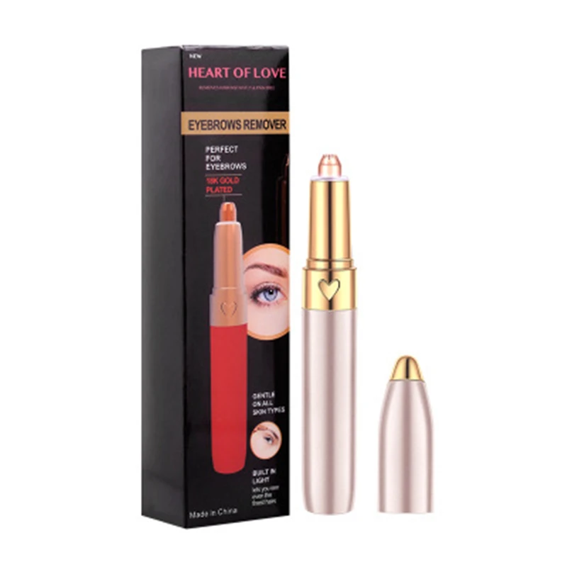 Ms Electric Threading Edge Red Machine Shaving Hair Removal Device USB Charging Eyebrow Pencil | Бытовая техника
