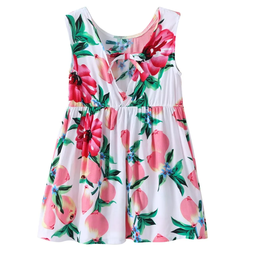 Детская одежда для девочек 2021 летняя детская хлопковые платья-безрукавки в стиле