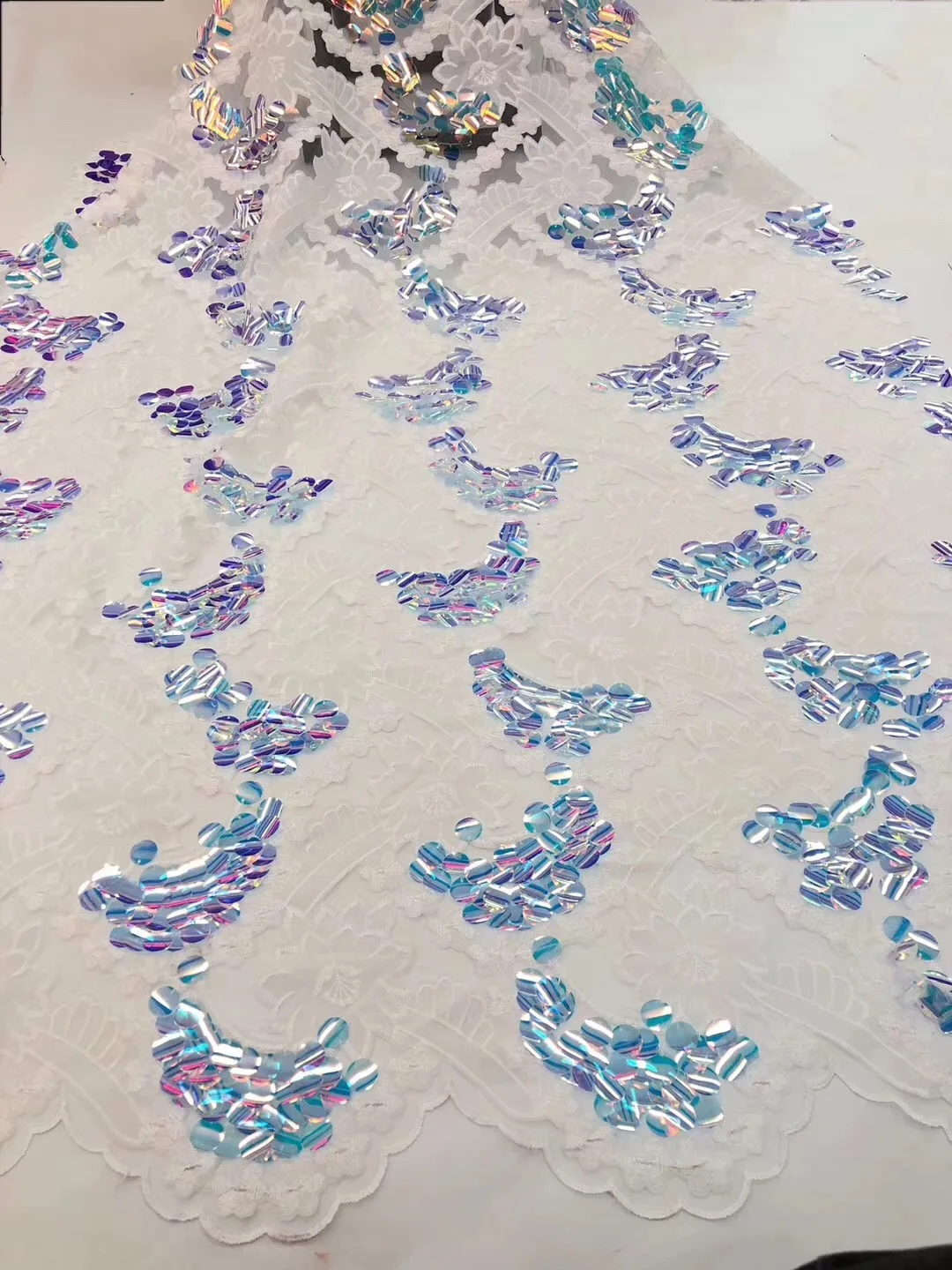 

African Wedding Lace Fabric High Quality French Swiss Lace Fabric Embroiery Fashion Lace Fabric For Nigerian 5yards DP6