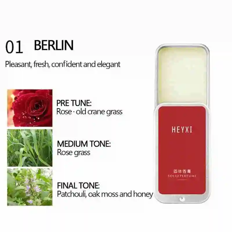 

Portable Balm For Women Girls Long-lasting Fresh Fragrance 10ml Deodorant Perfume Body K9U9