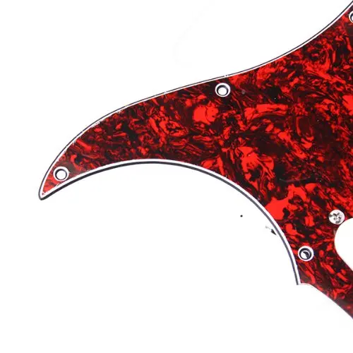 Электрогитара Pickguard загружен Prewired пикапы 11 отверстие 3 однокатушечная красная |