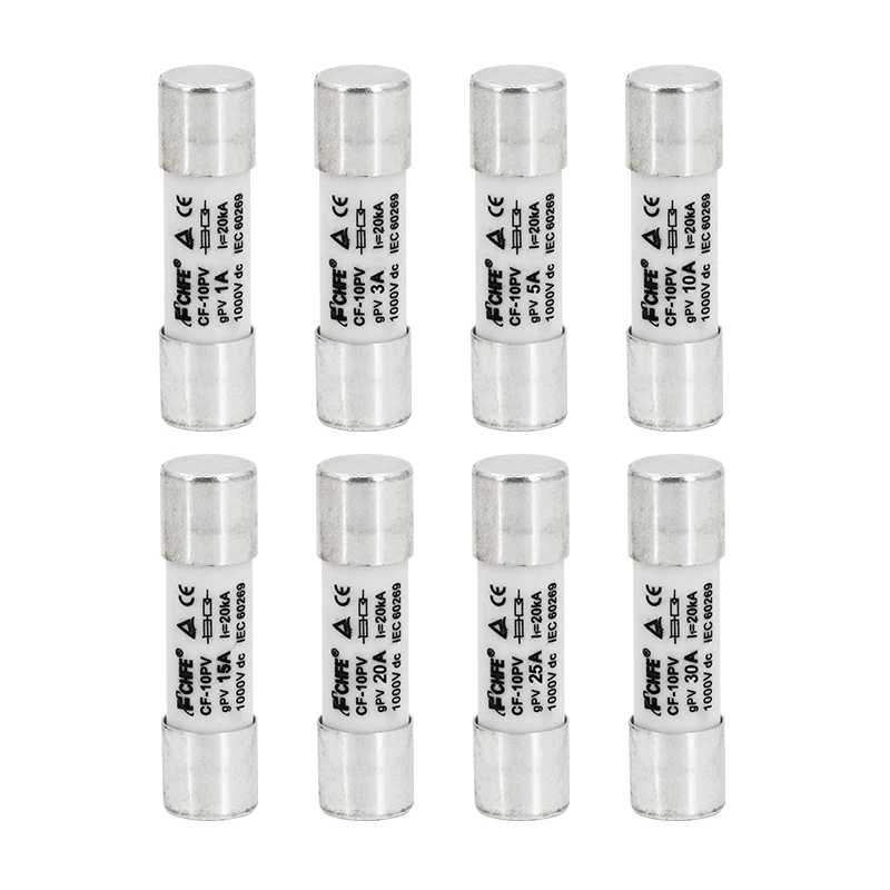 Фотоэлектрический предохранитель 1000V DC Держатель предохранителя 10x38 GPV PV |