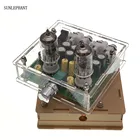 Новое поступление AC12V1A 2,0 6J1 предусилитель платы усилитель наушников буфер DIY + акриловый DIY Чехол чехол оболочка для 6J1