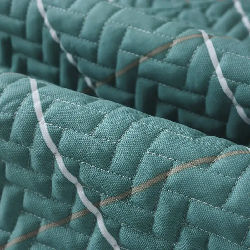 LeRadore Mediterranean Four Seasons Sofa Cover Anti-skid Plaid Covers Pure Cotton Multi Functional Seat Couch | Дом и сад