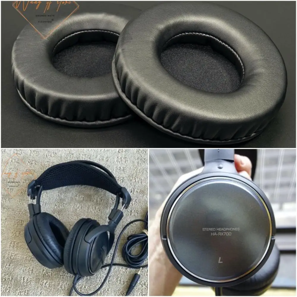 

Thick Soft Leather Ear Pads Foam Cushion EarMuff For JVC HA-RX700 Headphone Perfect Quality, Not Cheap Version