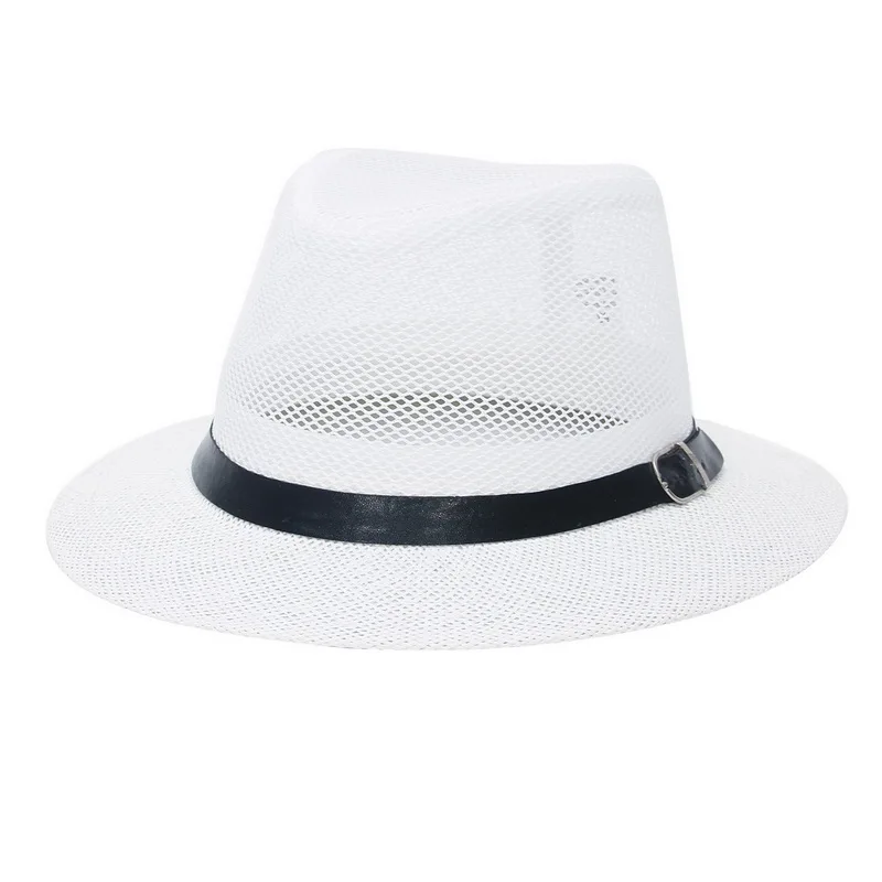 

2021 для женщин и мужчин модные летние Бумажные Шляпы Повседневная мода; Пляжные кепки для защиты от солнца Панама джазовая, шляпа ковбоя фетр...