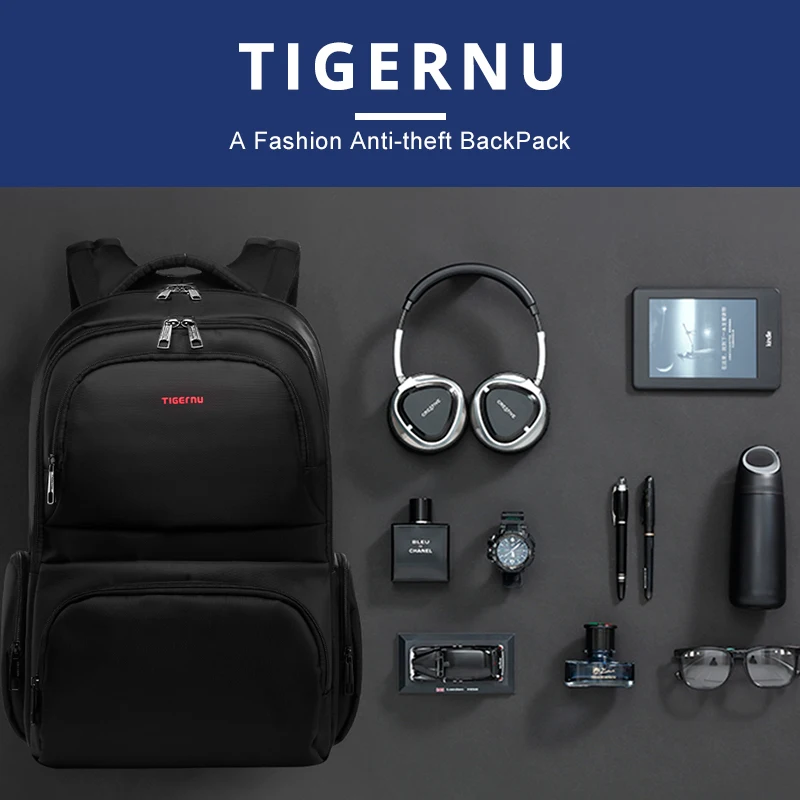 Tigernu нейлон Водонепроницаемый Анти-кражи 15,6 ноутбука рюкзак для женщин Повседневная Женская обувь Школьный рюкзак, рюкзак для переноски детей высокого качества, для детей-подростков (art.: 7ad083c76) - 7ad083c76