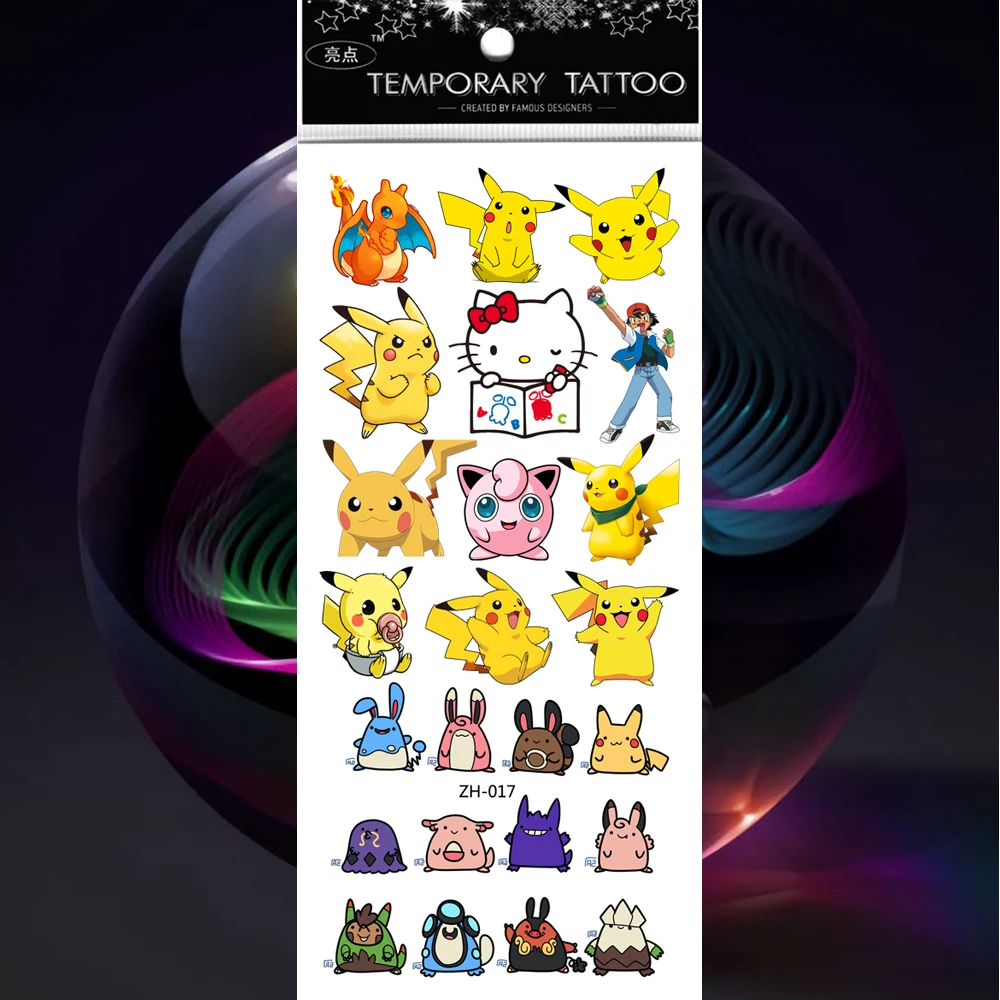 5 шт./лот татуировки рукава Tatoo Temporaire Homme милый стикер Дети Водонепроницаемый