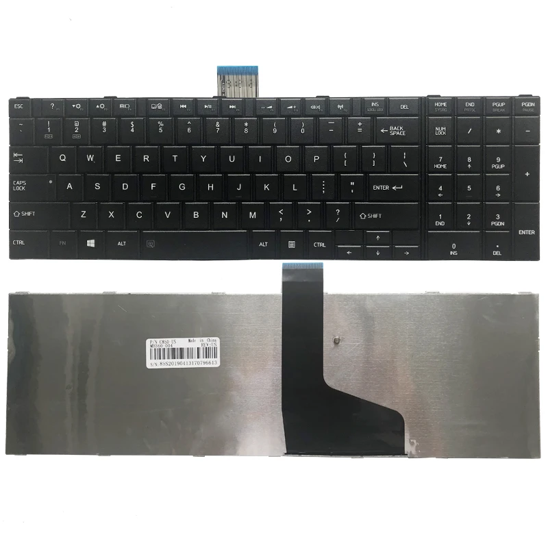 Новая клавиатура для ноутбука TOSHIBA SATELLITE C850 C850D C855 C855D L850 L850D L855 L855D L870 L870D|laptop keyboard|for