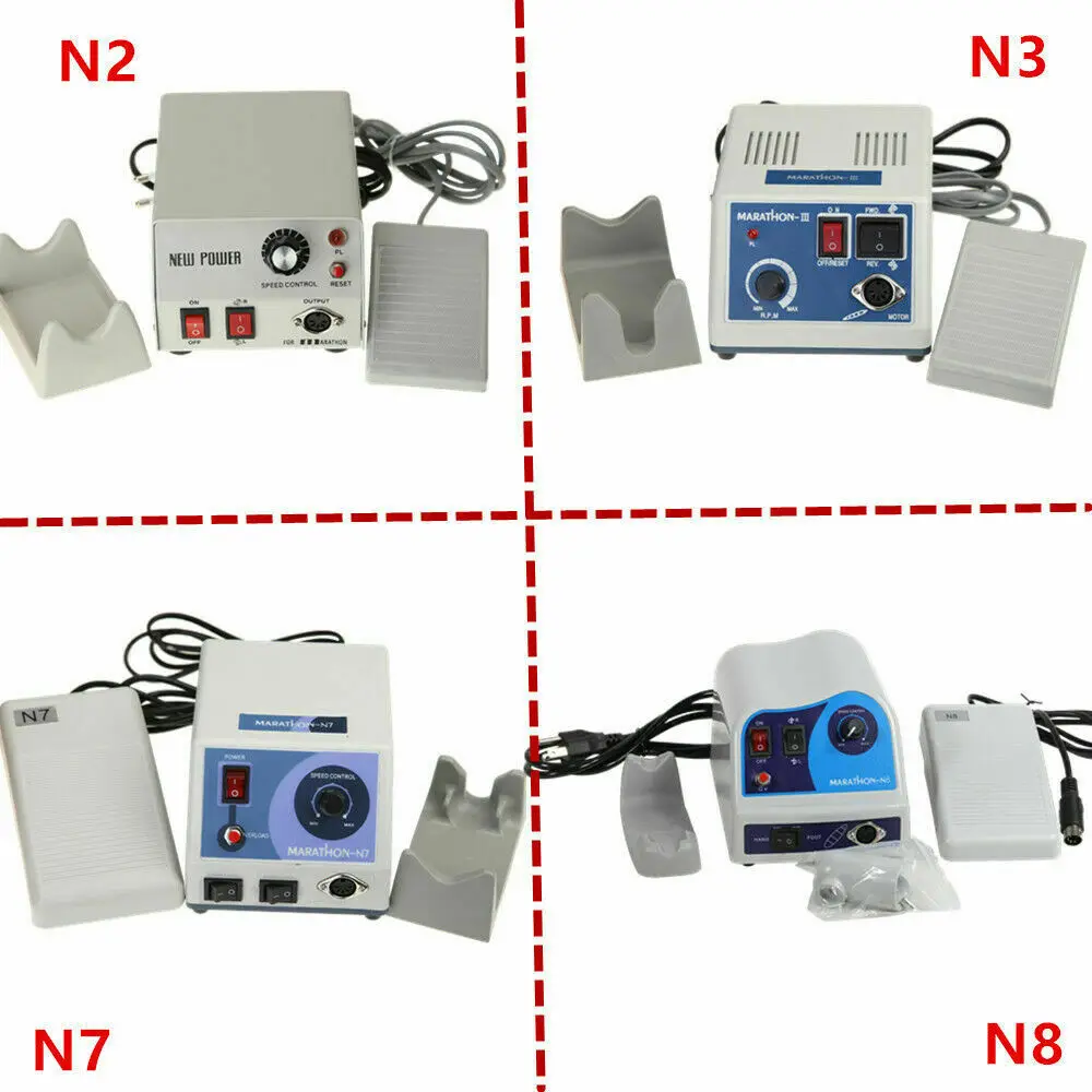 Мотор для полировки зуботехническая лаборатория микромотор Marathon 35K об/мин