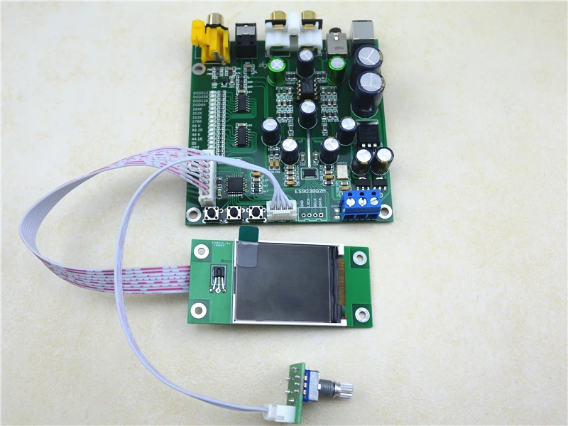 ES9038 Q2M DAC декодер плата IIS DSD волокно коаксиальный вход 384k dop128|Детали и аксессуары| |