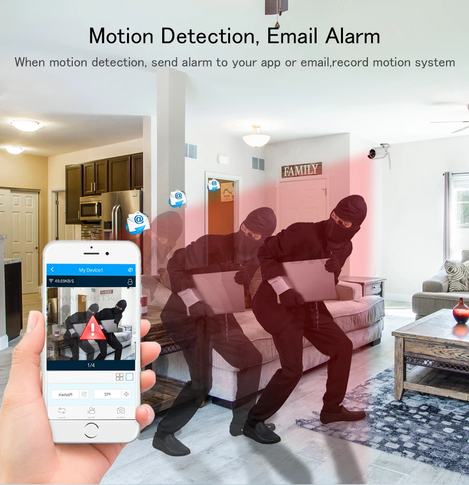 Camara, ip, wifi, nvr, комплект, ONVIF, 4CH, CCTV камера, система, беспроводная система видеонаблюдения, wifi, камера безопасности, система, наборы, для улицы