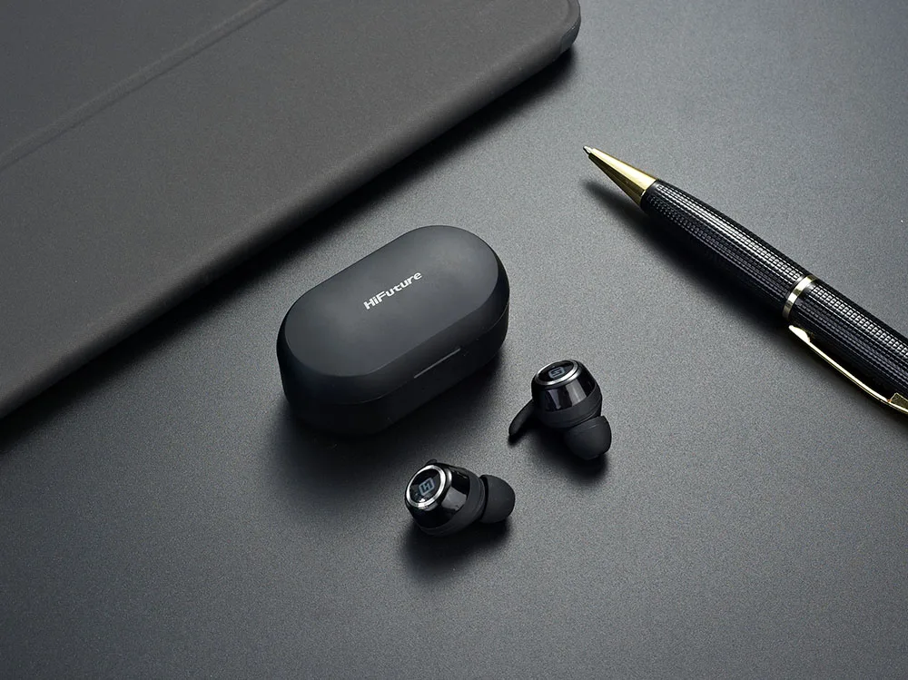 Новые поступления HiFuture настоящие беспроводные наушники Bluetooth 5,0 V воспроизведение и Быстрая зарядка сопряжение шумоподавление Hi-Fi стерео звук