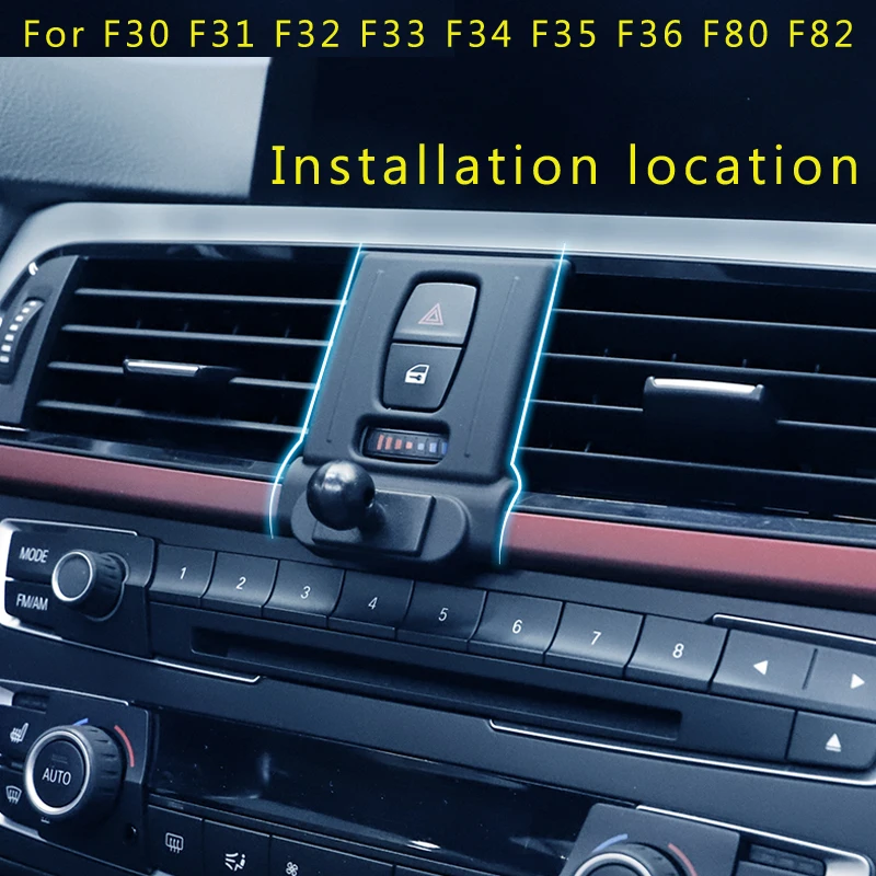 car phone mount holder for bmw 3 4 series f30 f31 f32 f33 f34 f35 f36 f80 f82 g20 g21 g28 g23 g26 g22 car interior accessories free global shipping