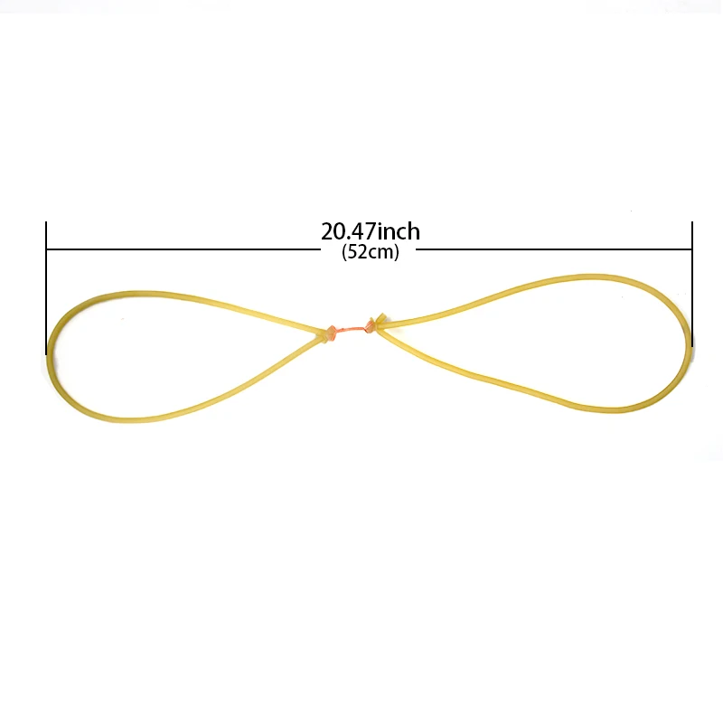 

New Fish Shooting Slingshot Rubber Band Lengthened 52cm Natural Rubber Tube for Fish Dart Outdoor Hunting Accessories