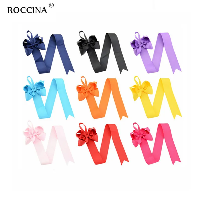 

Kids Hairclip Hairpins Storage Tape with Grosgrain Ribbon Bowknot Hair Bows Barrettes Girls' Hair Accessories Hair Clips Holder