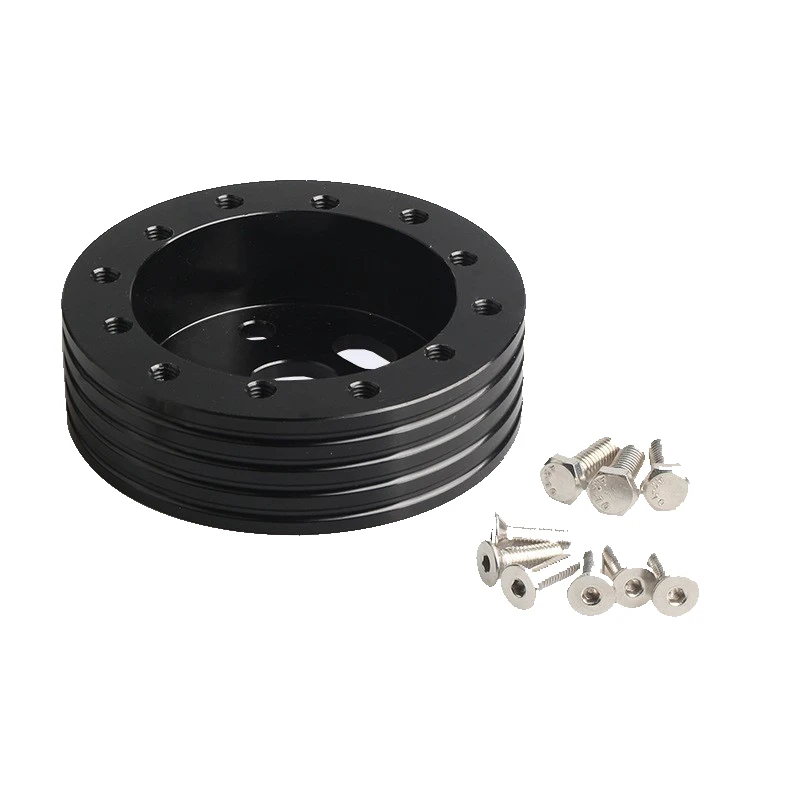 

Universal 1in Aluminium Alloy Steering Wheel Pad High 6 Hole To 3 Holes Hub Spacer For Adapter High Quality Car Accessories