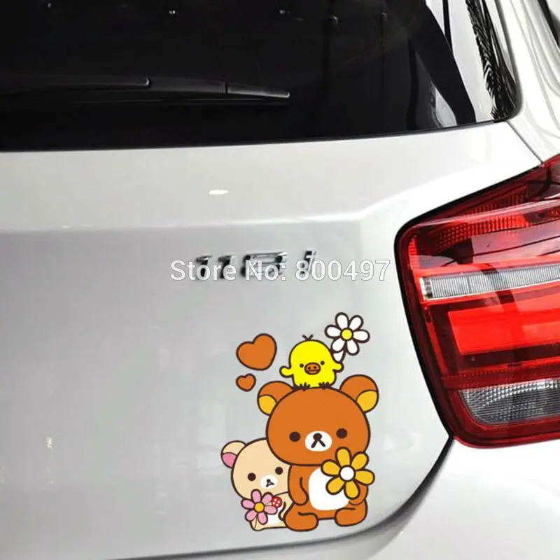 Новейшие автомобильные чехлы для стайлинга мультяшный медведь Rilakkuma
