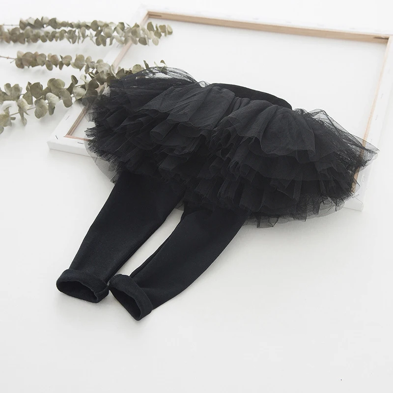 Леггинсы для девочек Sodawn Осенние хлопковые из сетчатой ткани с имитацией двух