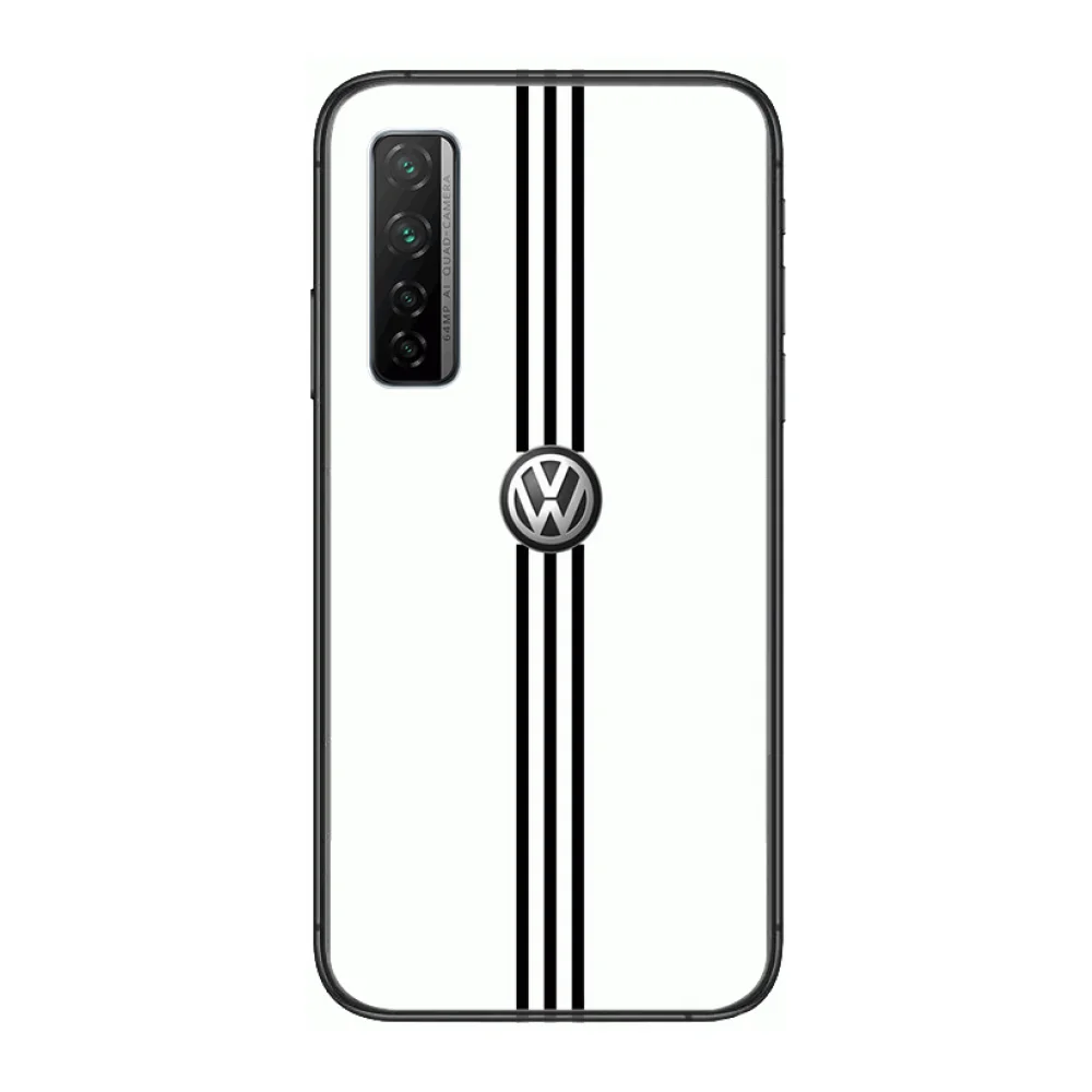 

HD V-Volkswagen Fashion Luxury Phone Case For Huawei Nova p10 lite 7 6 5 4 3 Pro i p Smart ZBlack Etui 3D Coque Painting Hoesje