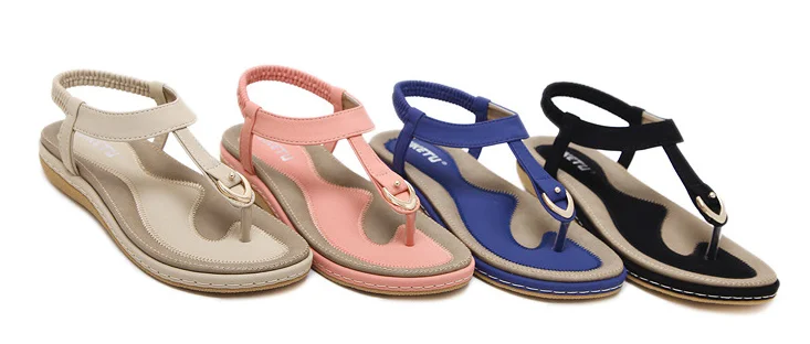 

Summer Shoes Women Sandals Soft Flat Sandals Women Shoes Comfortable Flip Flops Bohemian Beach Sandals Plus Size Wedge Sandals