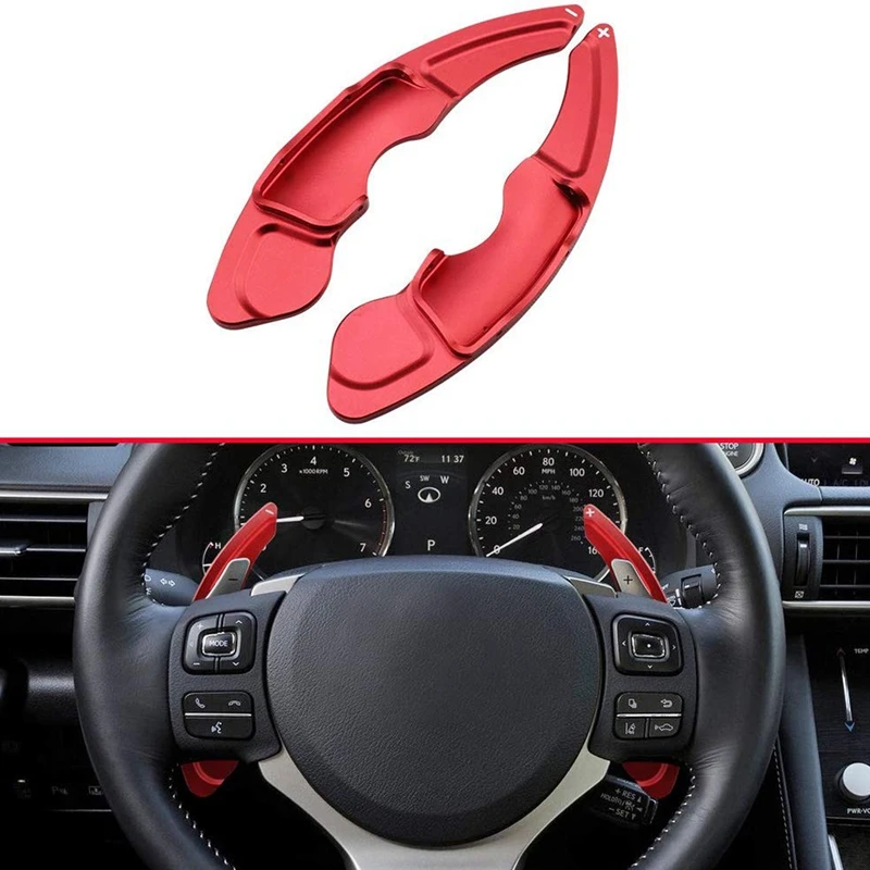 1 пара рычаг переключения передач рулевого колеса для Lexus Is 13-16 красный |