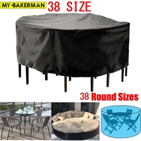 38 1size outdoor garden furniture cover round table chair set waterproof sofa protection patio rain snow dustproof covers