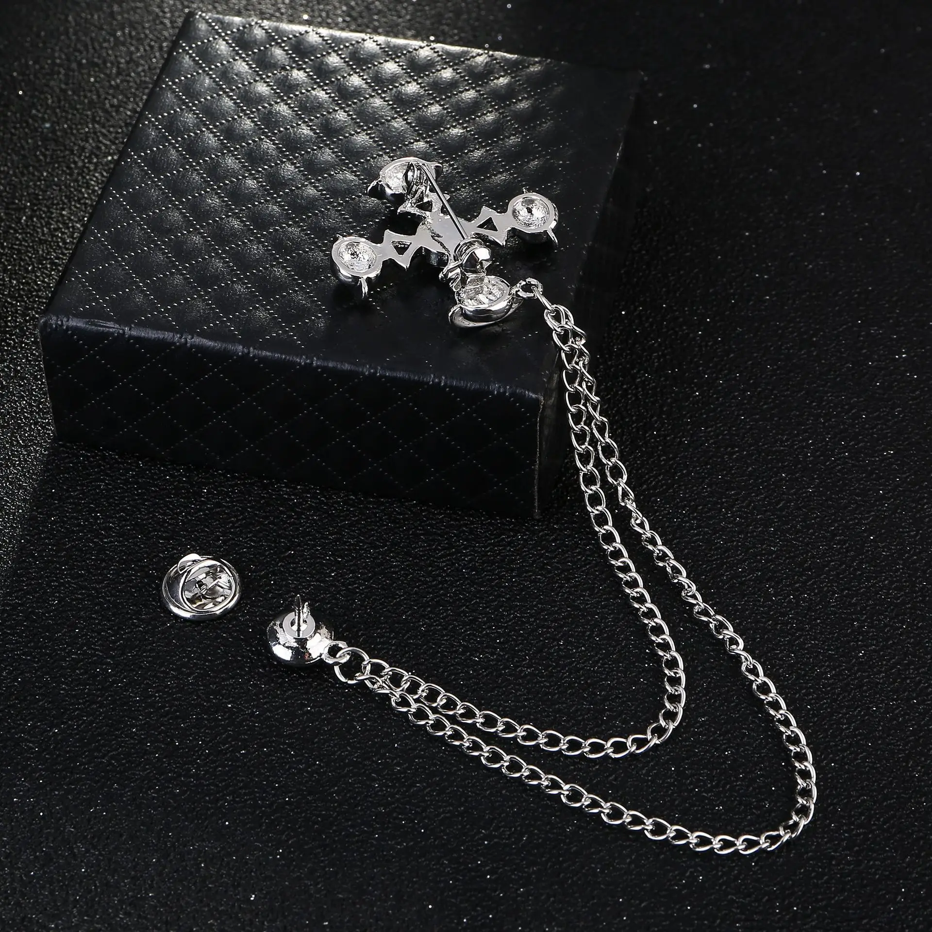 Корейская панк металлическая брошь в виде креста ювелирное изделие Роскошный