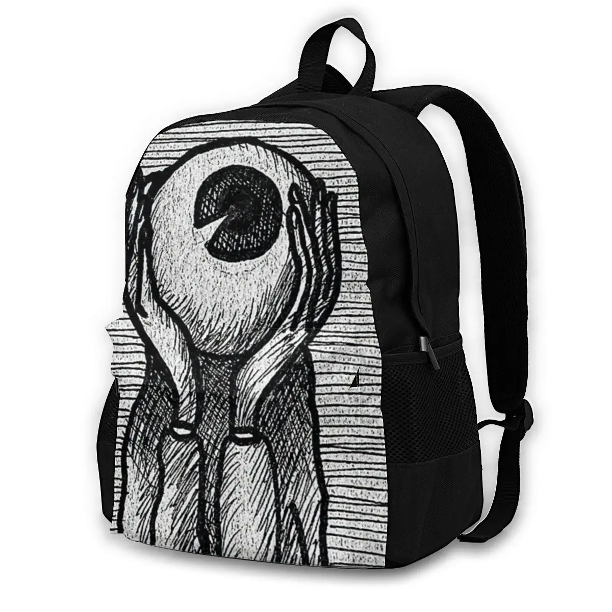 

Женский рюкзак Junji Ito, рюкзак из полиэстера с рисунком, школьные сумки