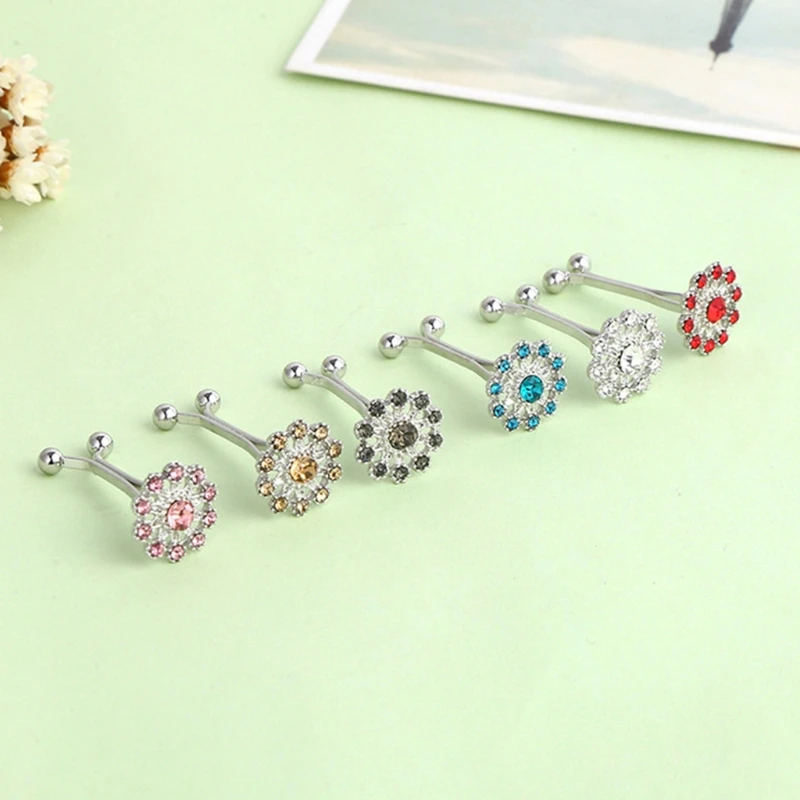 12 шт. мусульманский хиджаб Металлические U-образные зажимы блестящие стразы с