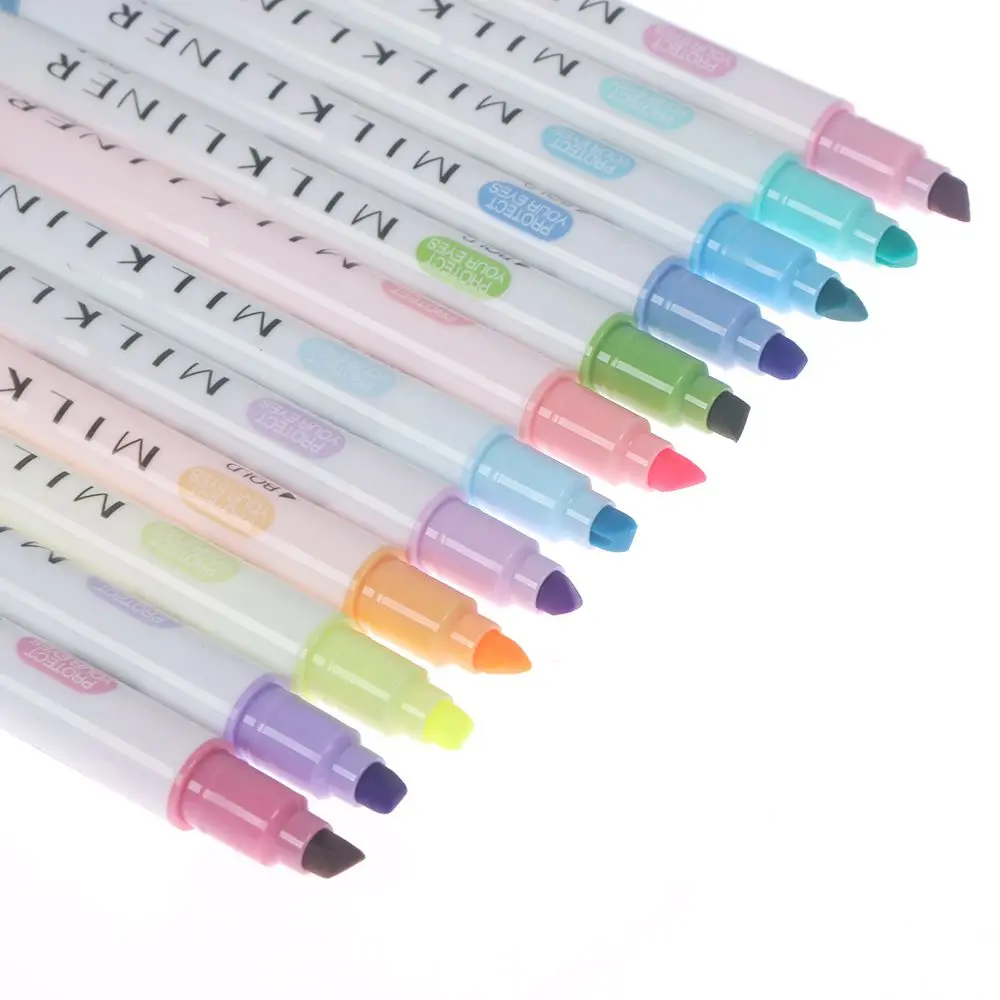 10 шт./компл. ручки с мягким вкладышем флуоресцентная ручка художественный маркер