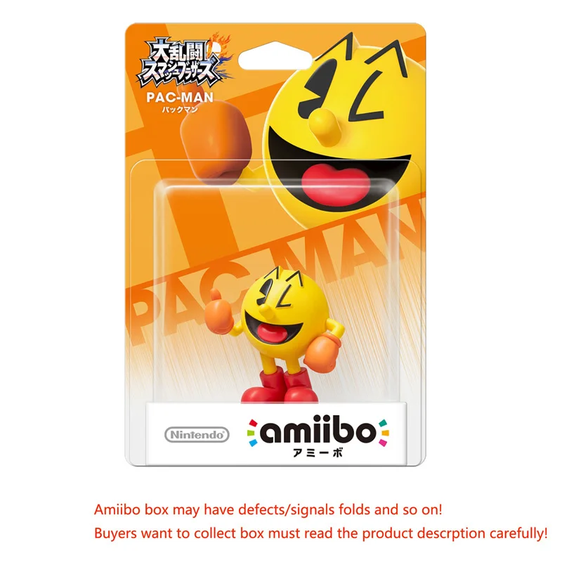 Pac-man Фигурка Amiibo Super Smash Bros. Серия Для nintendo переключатель Фирменная Новинка - Цвет: Pac-man