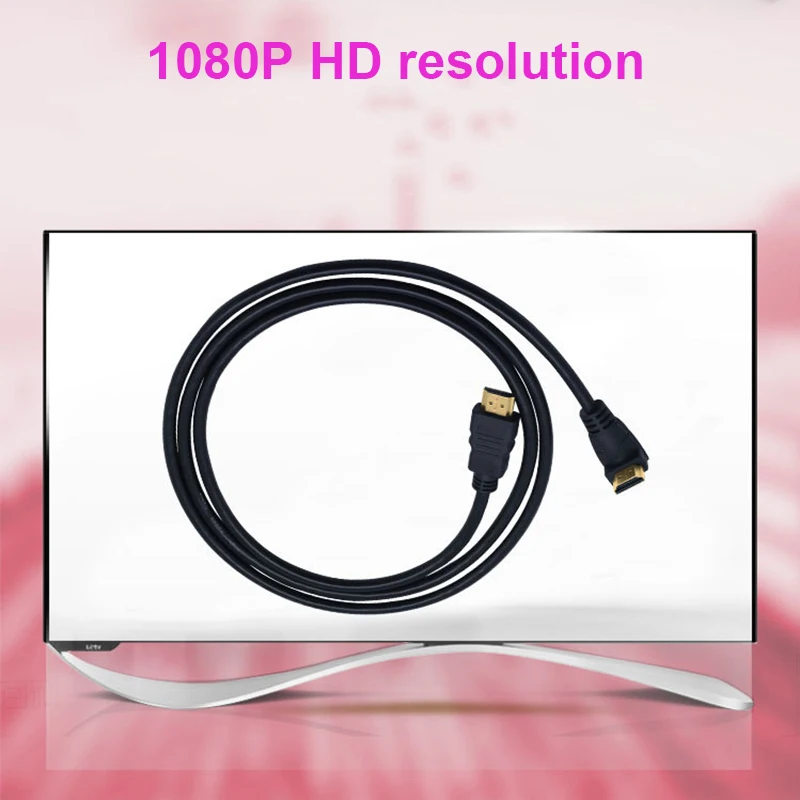 Высокоскоростной кабель 90 градусов 1080P Версия 1 4 HDMI штекер-HDMI штекер Поддержка 3D
