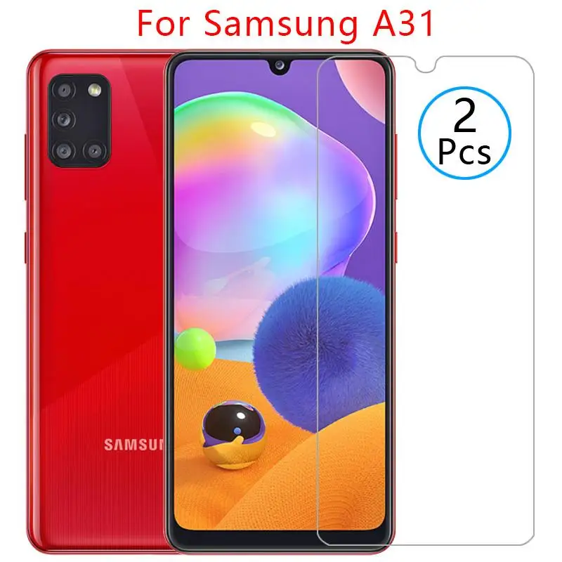 

Закаленное защитное стекло для samsung a31, 2 шт.