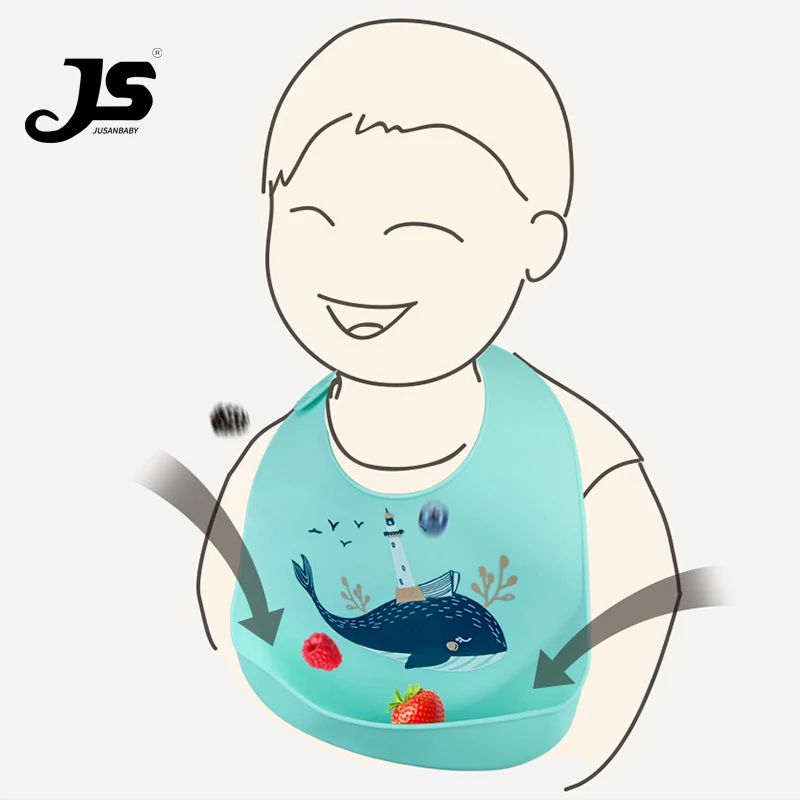 

Jusanbaby детские нагрудники силиконовые ложки для кормления, детские вещи Водонепроницаемый силиконовый Детский Регулируемый ремень с воротн...