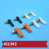 m2 m3 ball head buckle 2mm 3mm linkage pushrod stopper connector servo pull rod ball jointtie rod ends for rc boats server part