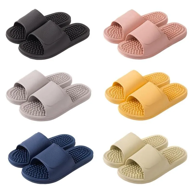 

Unisex Slippers Massage Shoes Indoor Bathroom Soft Non-Slip Home Slippers Wear-Resistant Massage Comfortable Slippers For Women
