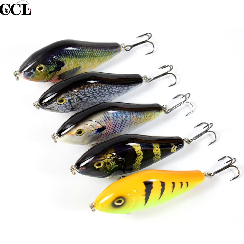 5 шт./лот 10 см 45 г Bionic Jerkbait приманки медленно тонущий № 2 крючка подходят для океана