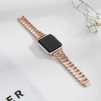 stainless steel bracelet for iwatch series 5 4 3 2 1 44mm 40mm strap link bracelet for iwatch series 38mm 42mm replacement band