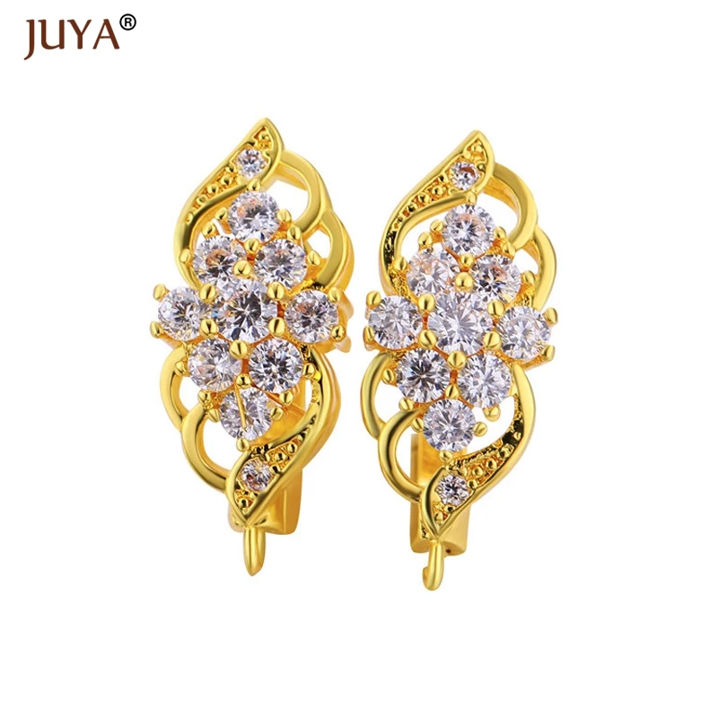 1 пара роскошных циркониевых хрустальных сережек AAA аксессуары для изготовления